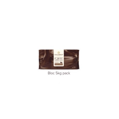 Callebaut / Bloc Chocolat amer allégé en beurre de cacao /  5Kg