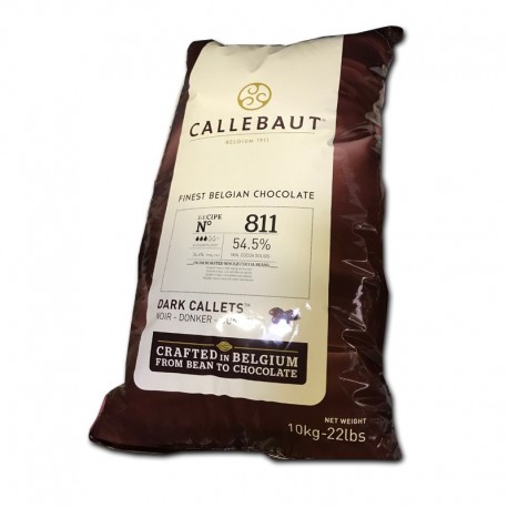 Callebaut / Callets noir 54,5% / 811 (10Kg)